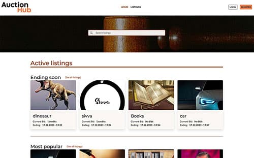 Auction hub